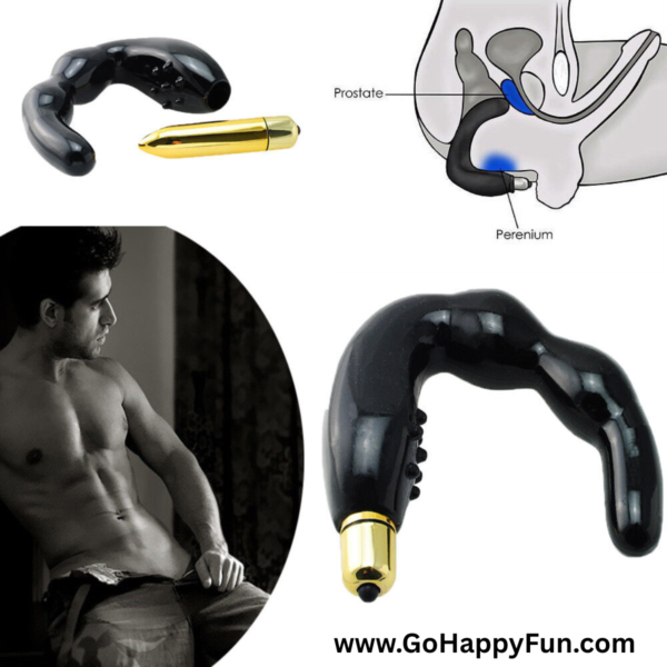 10 Vibrator Plug Anal Prostate C Shape - GOKU