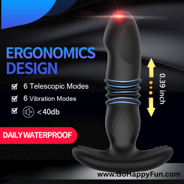 Vibrator Alat Pijat Tubuh Elektrik USB Waterproof with Remote Waterproof - YURI