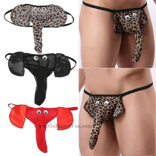 10 G-String Celana Dalam Pria Sexy G-Thong Underwear Gajah Lucu All Size- GJ