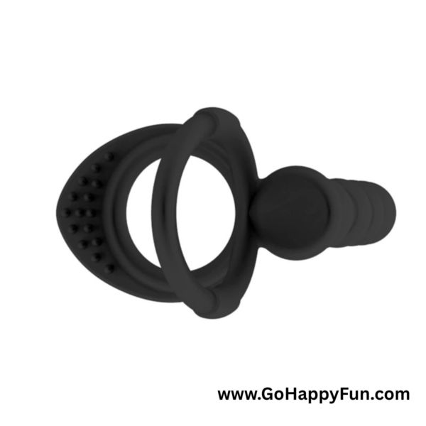 Pijat Tubuh Pria Silicone Double Penetration Stimulate G Spot Massage - ABAY