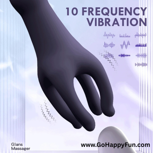 10 Alat Pijat Tubuh Elektrik Waterproof Hand Vibrator 10 Speed -