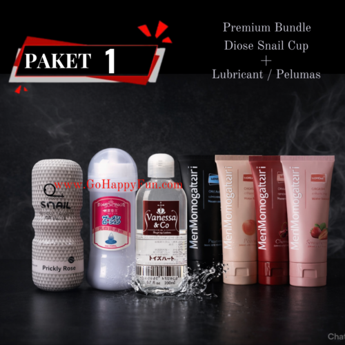 12 PAKET 1 Diose Snail Cup Prickly Rose Anal Masturbation For Mens Lubricant / Pelumas