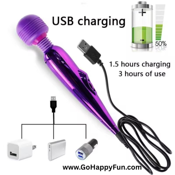 Vibrator Mix Mini Alat Pijat Tubuh Elektrik Multifungsi Purple- TADAO