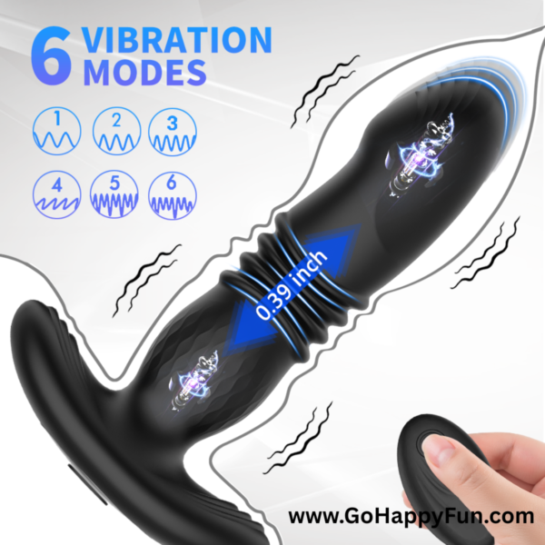 Vibrator Alat Pijat Tubuh Elektrik USB Waterproof with Remote Waterproof - YURI