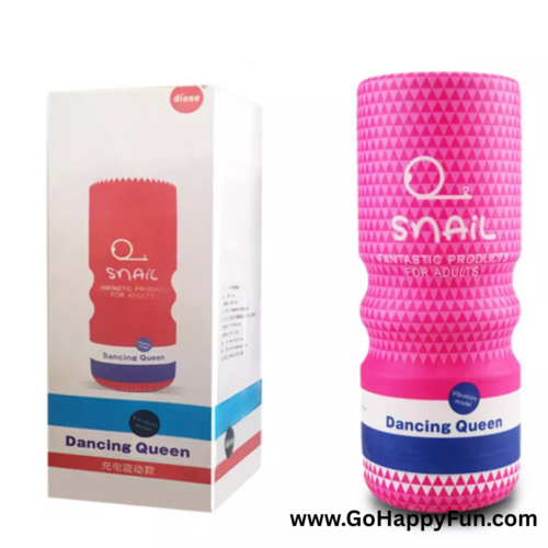 Vibrator Elektrik Diose Snail Cup Dancing Qween Pink Anal Masturbation Untuk Pria Free Pelumas - SHUJI PK