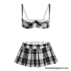1 Set Lingerie Cosplay Japanese Rok Mini School Dewasa MIMI
