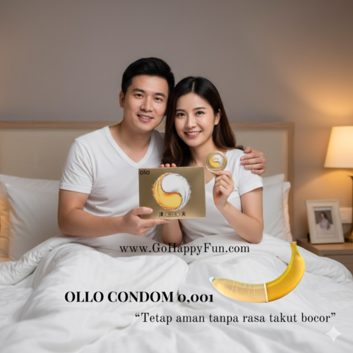 2 Olo Kondom Ollo Condom 0,001mm Polos Premium 1 Box Isi 10 Pcs - C2