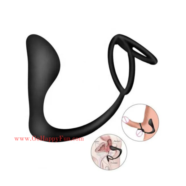 Single Ring Prostate Massagerr Plug ANal Silicone - HIROSHI