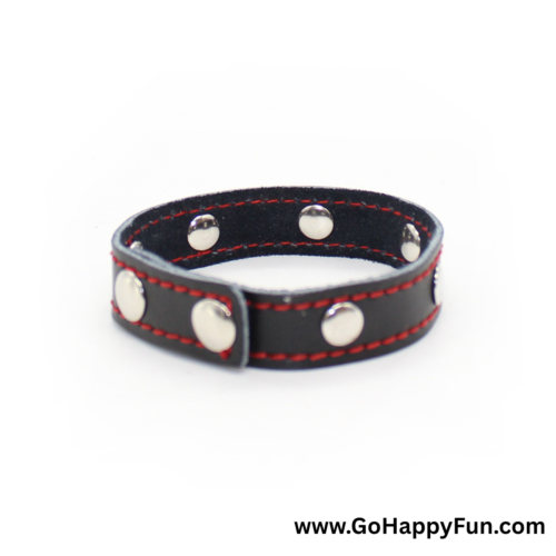 2 Ring Cock Lether Anti Ejaklulasy Dini Untuk Pria Aksesoris BDSm - SENSE