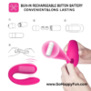 Vibrator Silikon Alat Pijat Getar Elektrik S-HANDE U shaped Pink - CHIKO