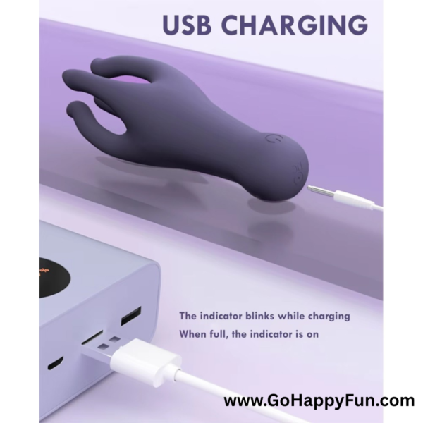 2 Alat Pijat Tubuh Elektrik Waterproof Hand Vibrator 10 Speed -