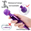 Vibrator Mix Mini Alat Pijat Tubuh Elektrik Multifungsi Purple- TADAO