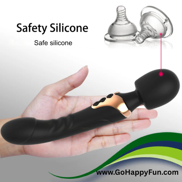 Vibrator Stick Alat Pijat Tubuh Elektrik 10 Modes USB Waterproof - TAMA