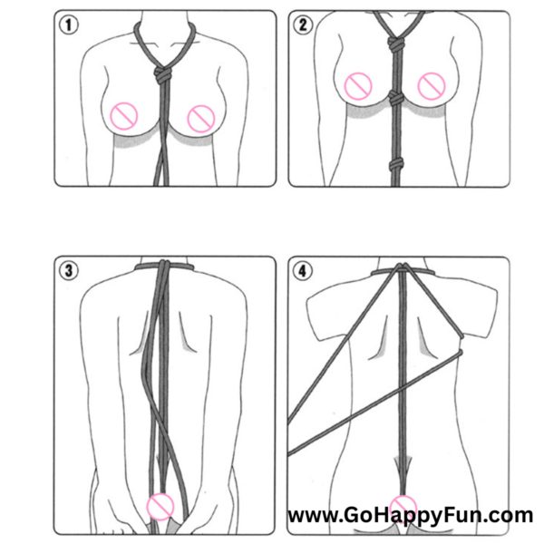 2 BLACKWOLF Tali Pengikat Kaki Tangan Aksesoris BDSM Bondage - YUMI