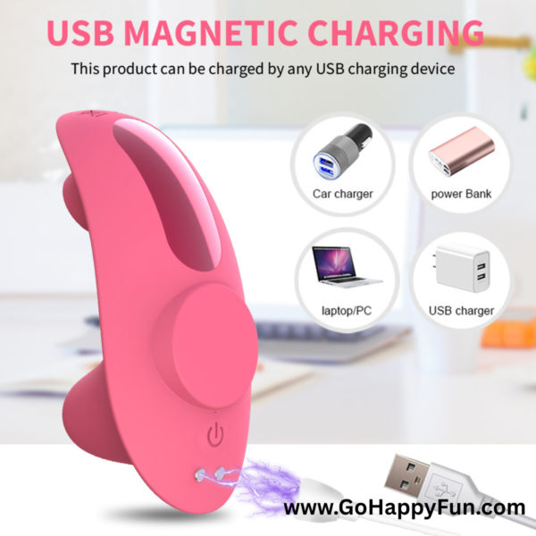 Vibrator Hisap Alat Pijat Tubuh Elektrik USB Waterproof with Remote - MIYA