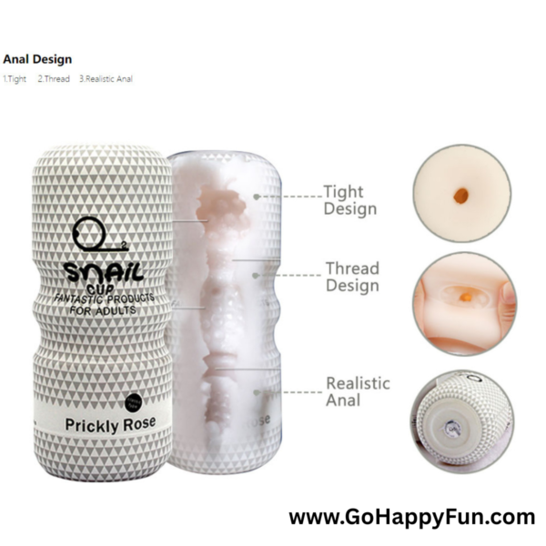 PAKET 1 Diose Snail Cup Prickly Rose Anal Masturbation For Mens Lubricant / Pelumas