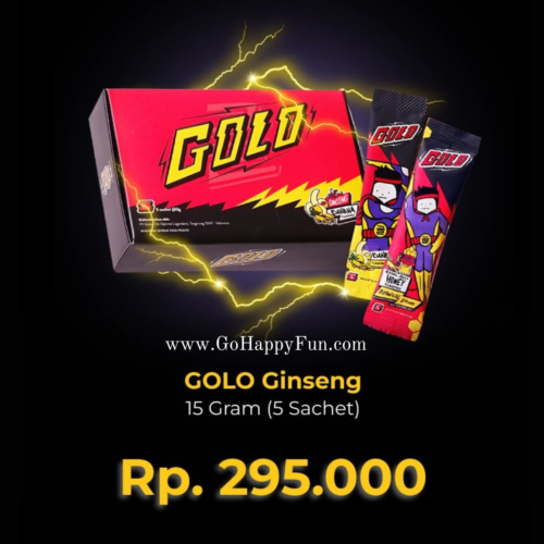 3 Golo Suplemen Tahan Lama Anti Ejaklualsi Pria serbuk Praktis 1 Box Isi 5 sachet - GOLO