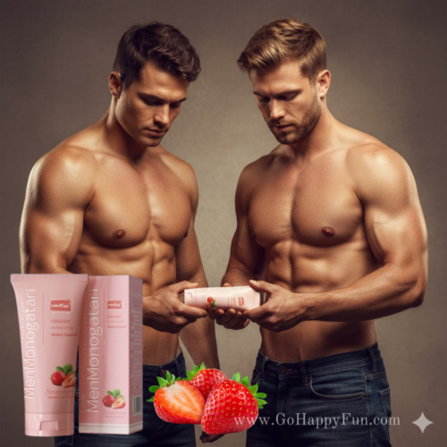 Monogatari Lubricant Anal Strawberry Pelumas Pria Waterbased 200ml- MONO-ST