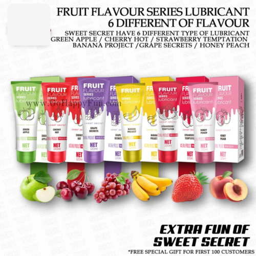 Lubricant Fruit Pria Wanita Pelumas Rasa Buah-buahan 120ml - FRUIT
