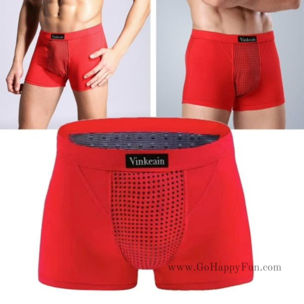 Celana Dalam Pria Big Size Prostate Magnetic Therapy XXXXL Hitam - VIN