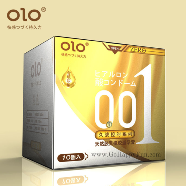 Kondom Ollo 0,01mm Ber Bintik Condom Ultra Thin 1 Box Isi 10 pcs- C1