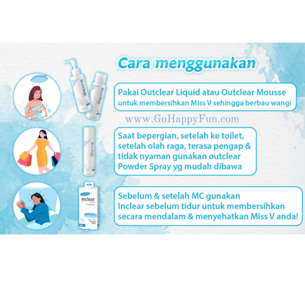 Hanamisui Inclear Gel Pembersih Kewanitaan Harga Per 1 Pcs