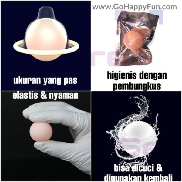 Ball Menambah Isi Kepala Kondom Harga Per 1 Pcs Uk 3 Cm - BALL
