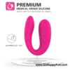 Vibrator Silikon Alat Pijat Getar Elektrik S-HANDE U shaped Pink - CHIKO