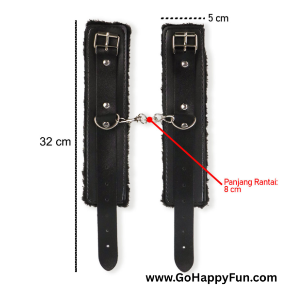 Smspade Tali Pengikat Kaki Tangan Handcuff Aksesoris BDSM Bondage - DAME