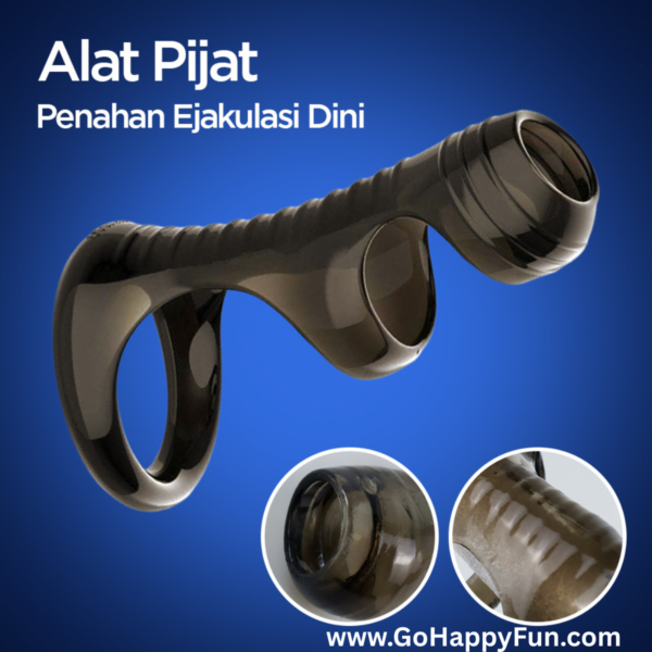 Kondom Sambung Alat Pijat Penahan Ejakulasi Dini Relaksasi Pria - GIANT