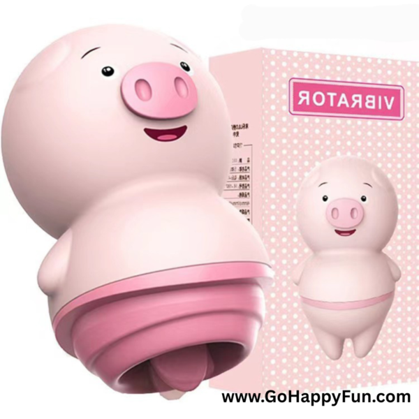 Alat Pijat Multifungsi Vibrator Riming Cute Pig Electric - PIGY