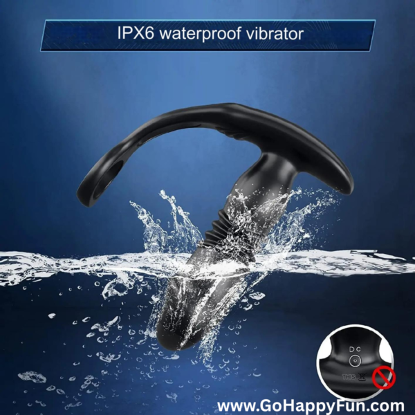 Vibrator Anal prostate Maju Mundur Elektrik USB Bluetooth Untuk Pria - SEAN