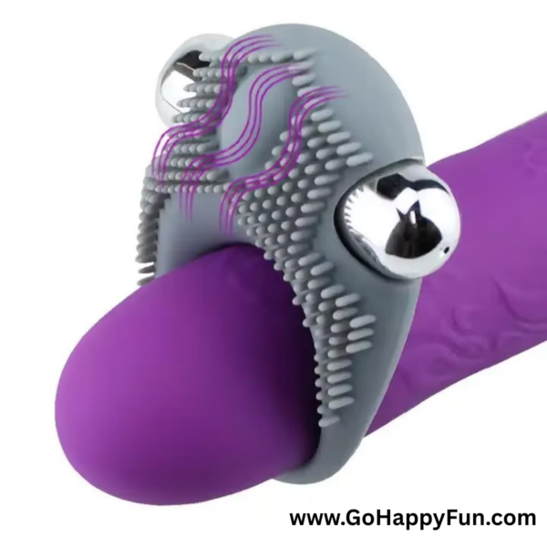 Vibrator Ring Relaksasi Pijat Elektrik Pria Silicone Ring 10 Vibration - SQUAD