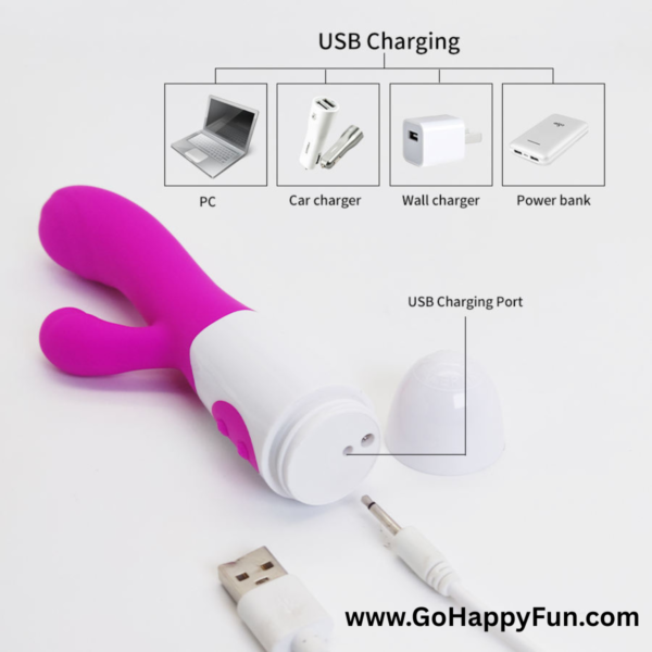 Alat Pijat Tubuh Vibrator Pria Wanita Elektrik Safe Silicone 10 Getaran - TORA