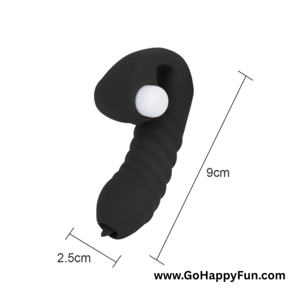 Vibrator Finger Mini Alat Pijat Tubuh Elektrik Silent Waterproof - YUAN