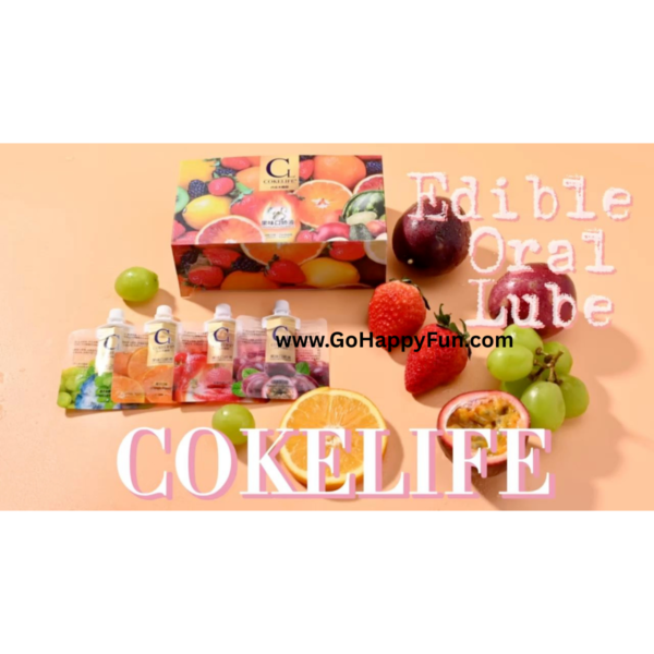 Cokelife Lubricant Oral Sachet Lubricant Xylitol Fruity Edible Oral Lube 15ml  - CO