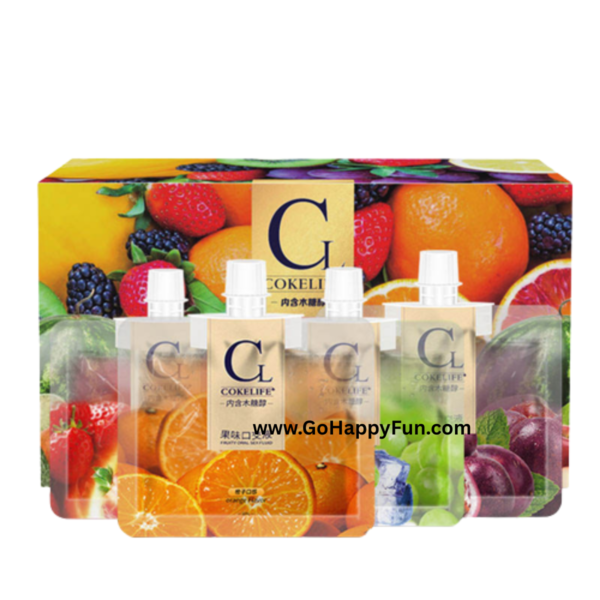 Cokelife Lubricant Oral Sachet Lubricant Xylitol Fruity Edible Oral Lube 15ml  - CO