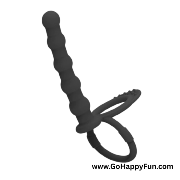 Pijat Tubuh Pria Silicone Double Penetration Stimulate G Spot Massage - ABAY