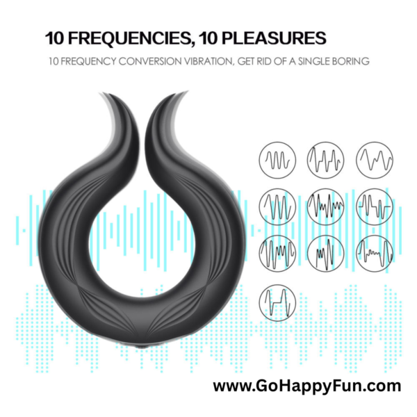 Cock Ring Relaksasi Pijat Elektrik Pria Vibrator Silicone Getar - DIAZ