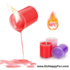 Lilin Low Temperature Drop Wax Perlengkapan BDSM - HANA
