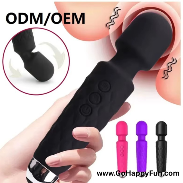 Alat Pijat Tubuh Elektrik Powerful Vibrator Magic Wand 21 Mode - MAXIM