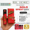 Suplemen Vitalitas Pria Herbal GOLO Sixty Spray 10ml Cocoa Harga 1 Pcs Original BPOM Halal - GOLO SP