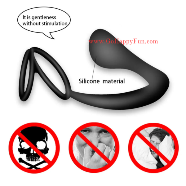 Single Ring Prostate Massagerr Plug ANal Silicone - HIROSHI