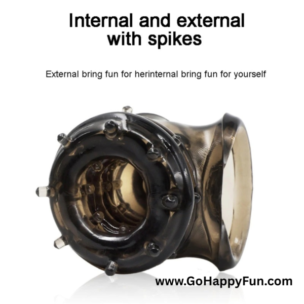 5 Alat Pijat Relaksasi Pria Terapi Kesehatan Silikon Kondom Sambung Bertekstur - AGATA