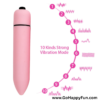 Vibrator Mini G Spot Waterproof Pijat Tubuh Elektrik Pink - ASUKA
