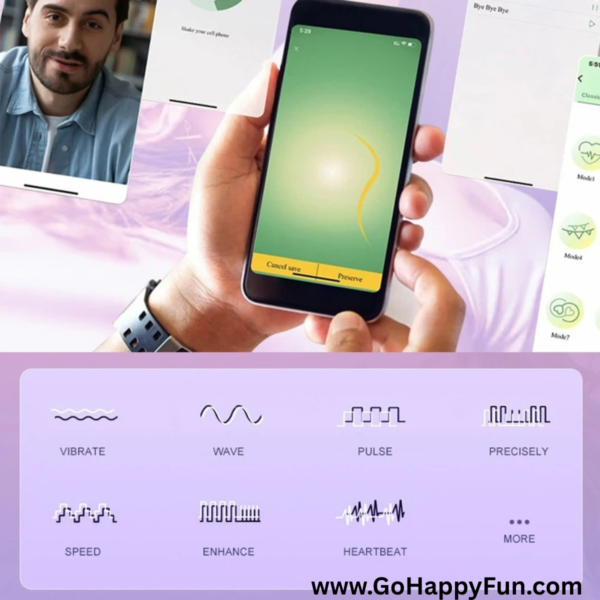 Alat Pijat Tubuh Elektrik Waterproof Vibrator 9 Speed With Bluetooth - CANDY