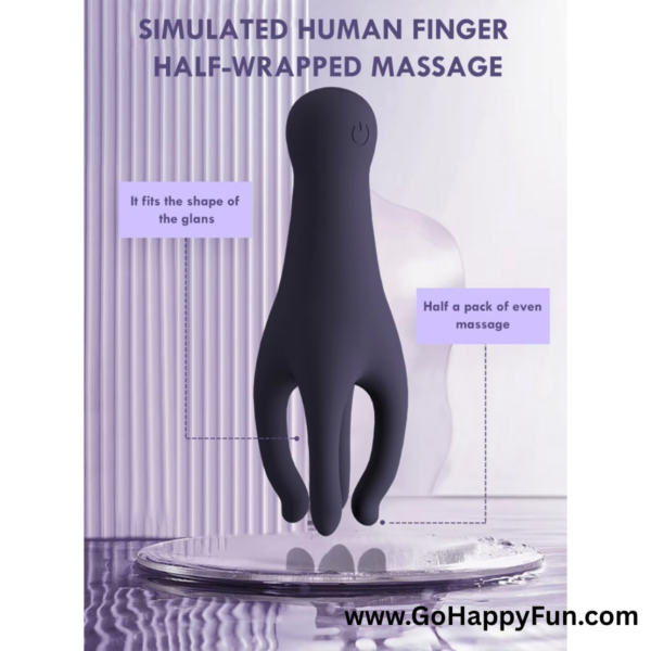 5 Alat Pijat Tubuh Elektrik Waterproof Hand Vibrator 10 Speed -