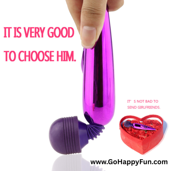 Vibrator Mix Mini Alat Pijat Tubuh Elektrik Multifungsi Purple- TADAO