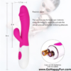 Alat Pijat Tubuh Vibrator Pria Wanita Elektrik Safe Silicone 10 Getaran - TORA