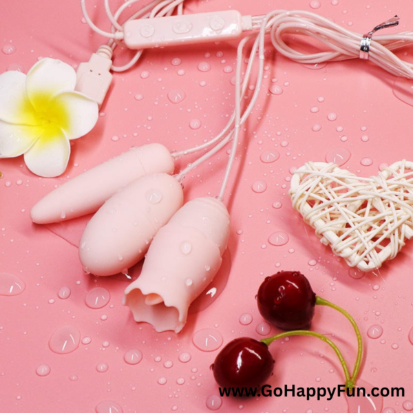 Vibrator Alat Pijat Tubuh Elektrik Multifungsi Waterproof 3 Macam - KENTA